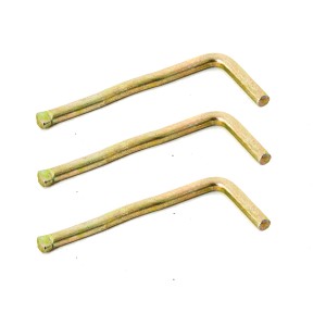 3 Sicherungsstifte aus Metall für BW Kraftstoffkanister, passend für Benzinkanister.