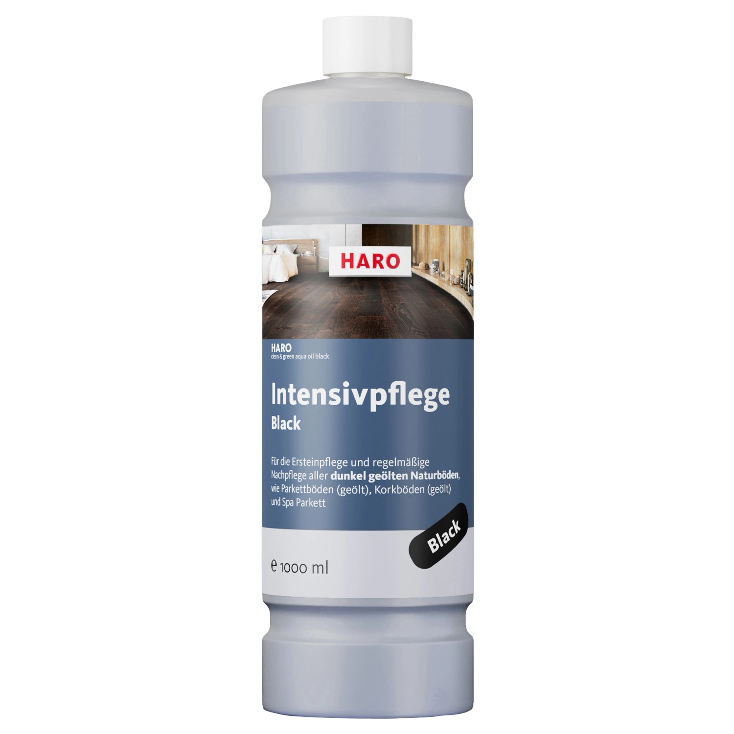 Haro Intensivpflege Clean & Green AquaOil 1 l Schwarz