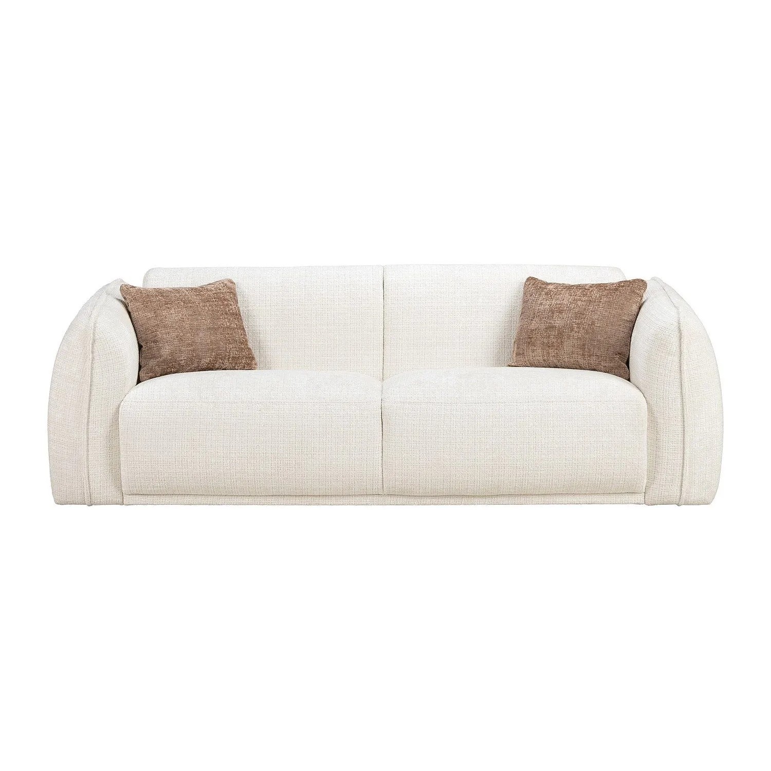 Vente-unique Sofa Ohne Schlafmöglichkeit Juneti Beige 205 cm