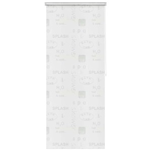 vidaXL Duschrollo 80x240 cm Splash-Design 142871