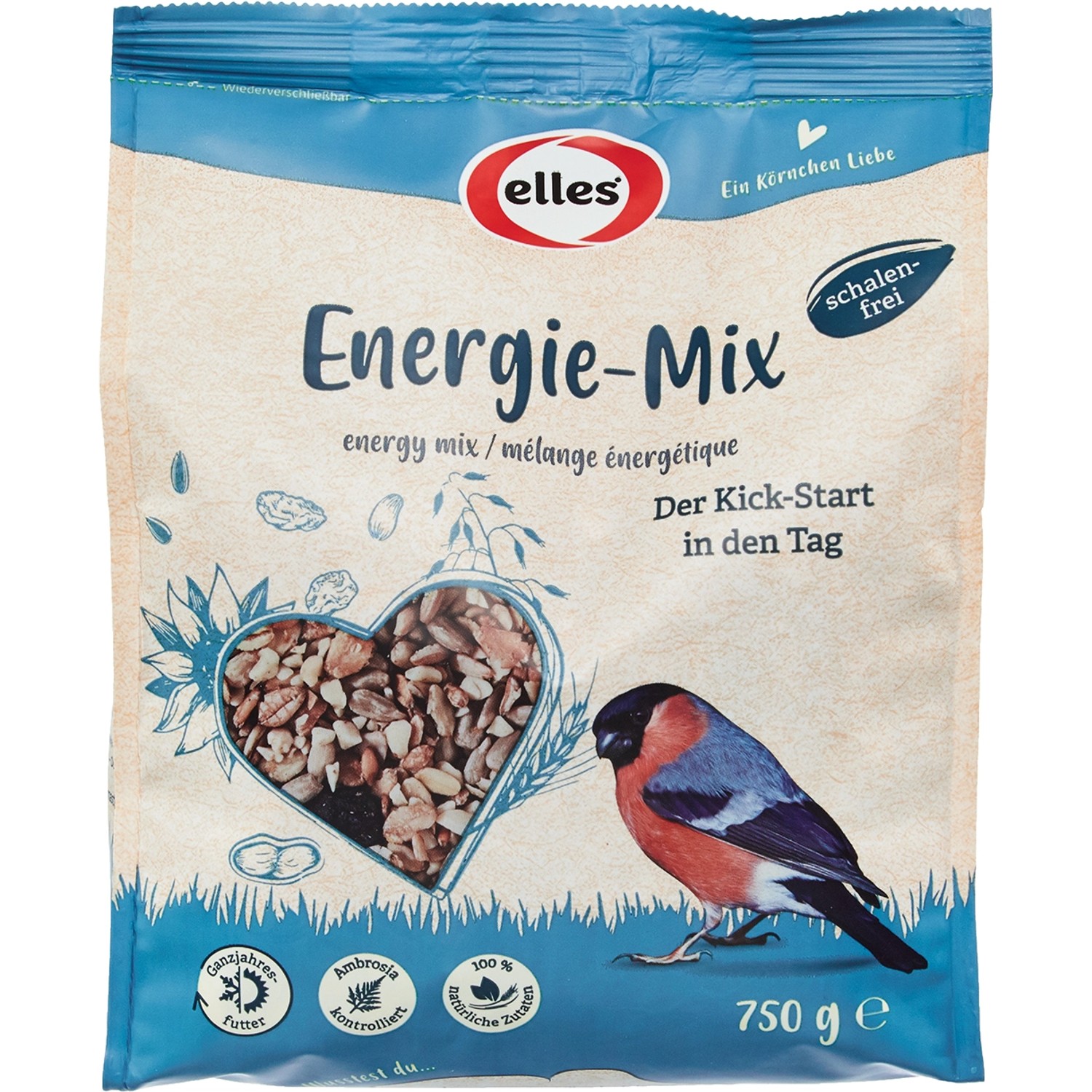 Elles Wildvogelfutter Energie-Mix 750 g