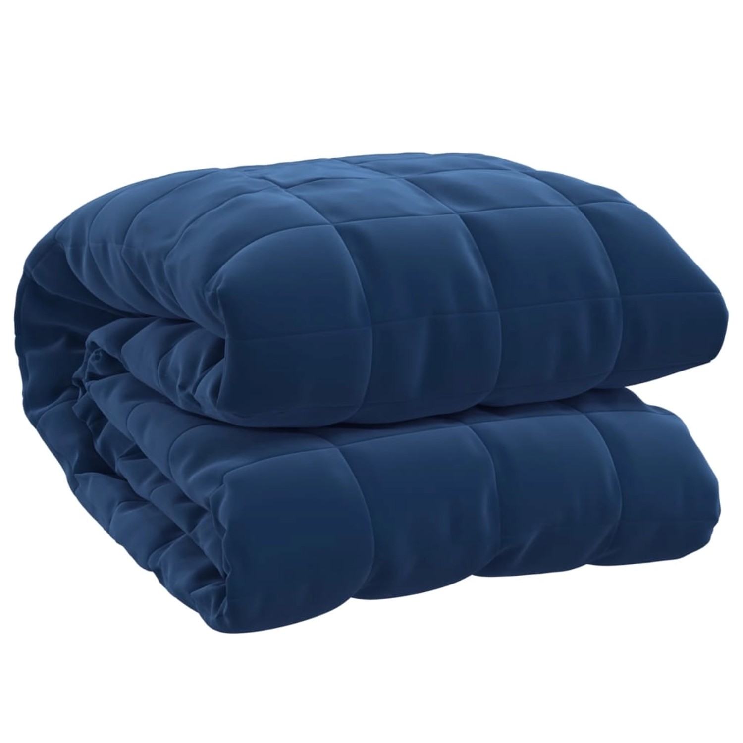 vidaXL Bettüberwurf Gewichtsdecke Blau 120x180 cm günstig online kaufen