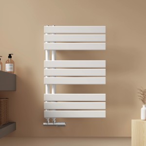 Emke Badheizkörper 76x50cm 397W Weiß Handtuchwärmer für Badezimmer Handtuchtrockner