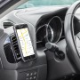 OBI Magnet-Smartphonehalterung im Auto an Lüftungslamelle mit Smartphone als Navi.