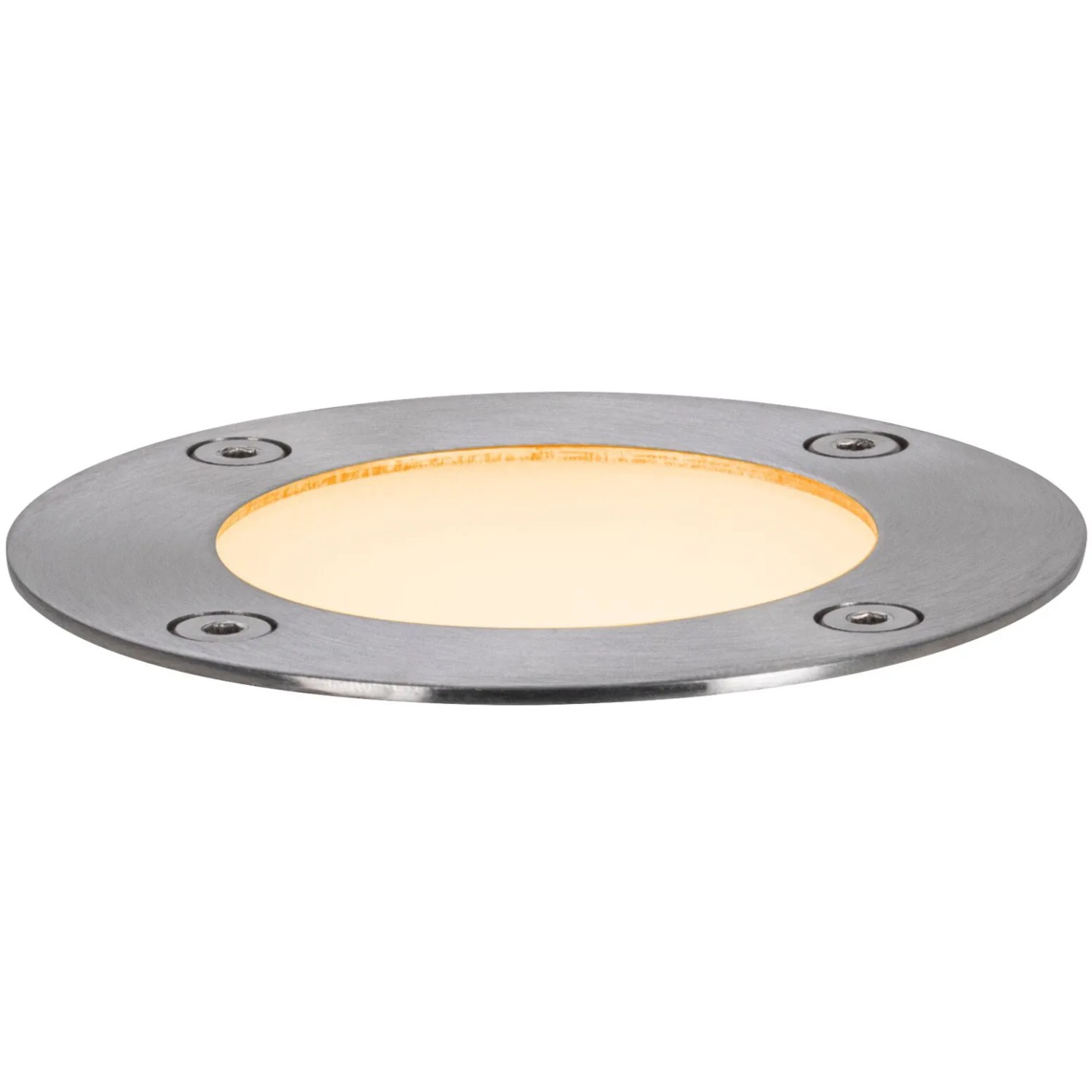 Paulmann LED Bodeneinbaustrahler Floor Plug & Shine, 9,8cm Durchmesser. Außenleuchte mit warmweißem Licht.