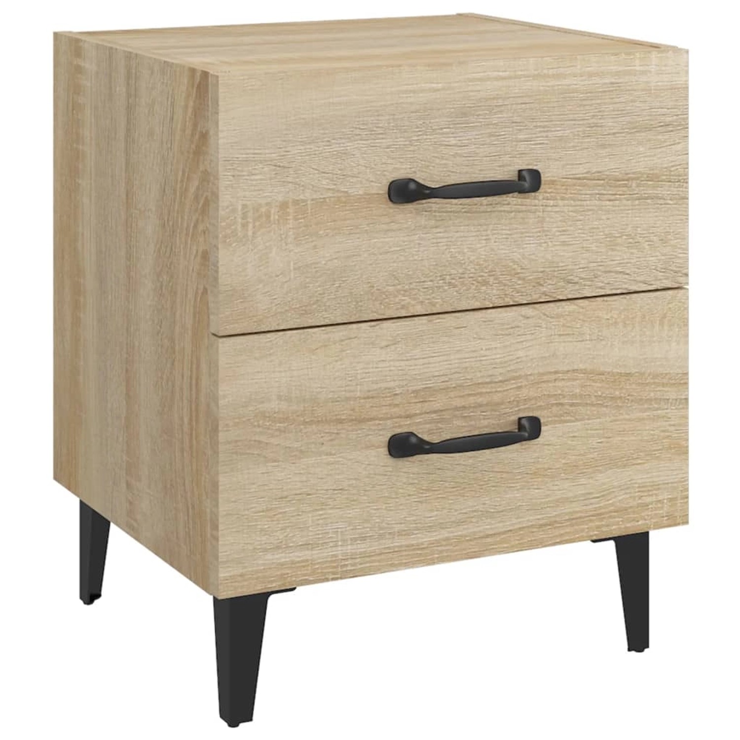 vidaXL Nachttisch Sonoma Eiche 40x35x47,5 cm Modell 1 günstig online kaufen