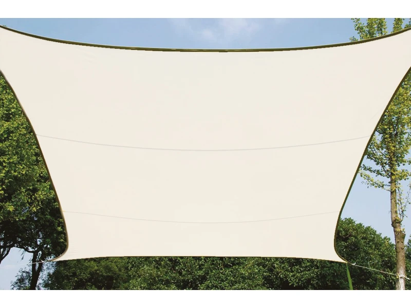 Perel Sonnensegel rechteckig 4 x 3 m Cremefarben kaufen bei OBI