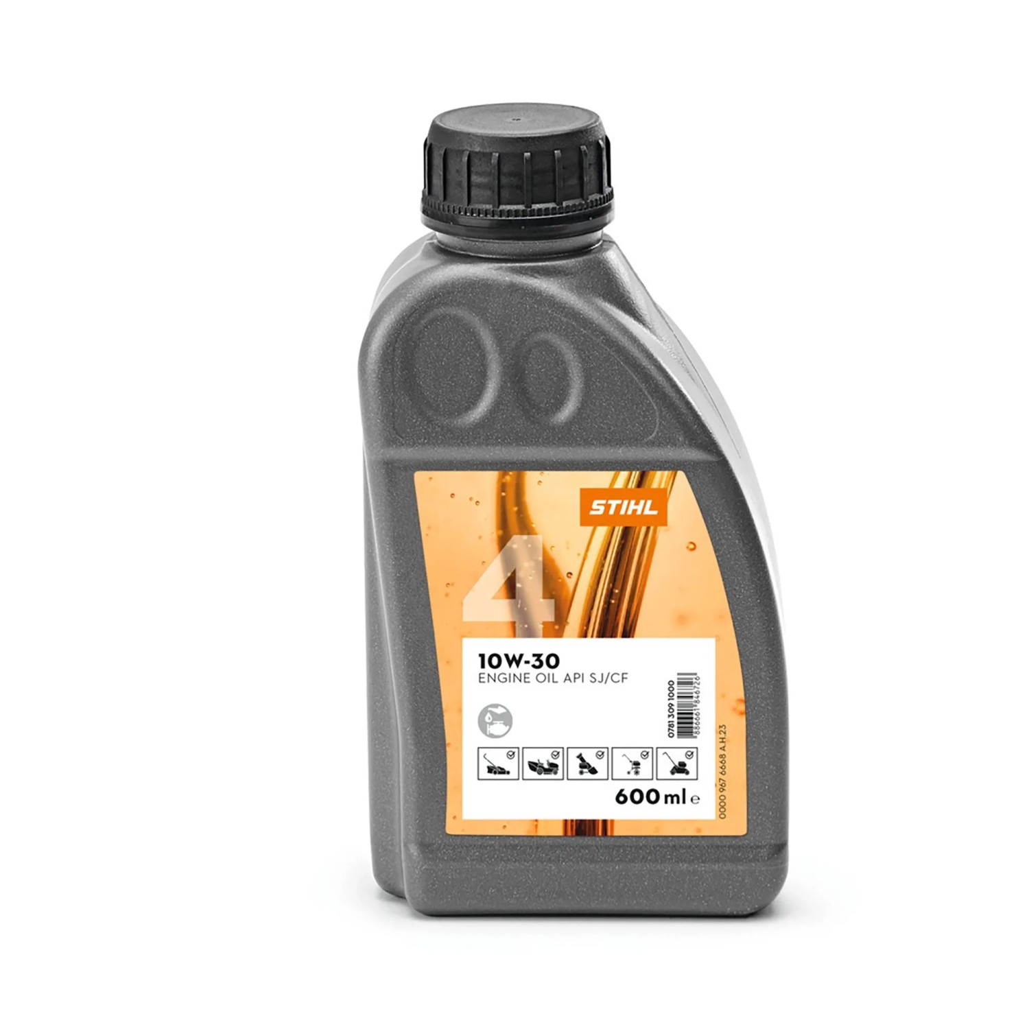 Stihl Motorenöl 10 W-30 0,6, Orange-Grau