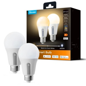 Govee Leuchtmittel Smart E27 9 W Weiß 800 lm