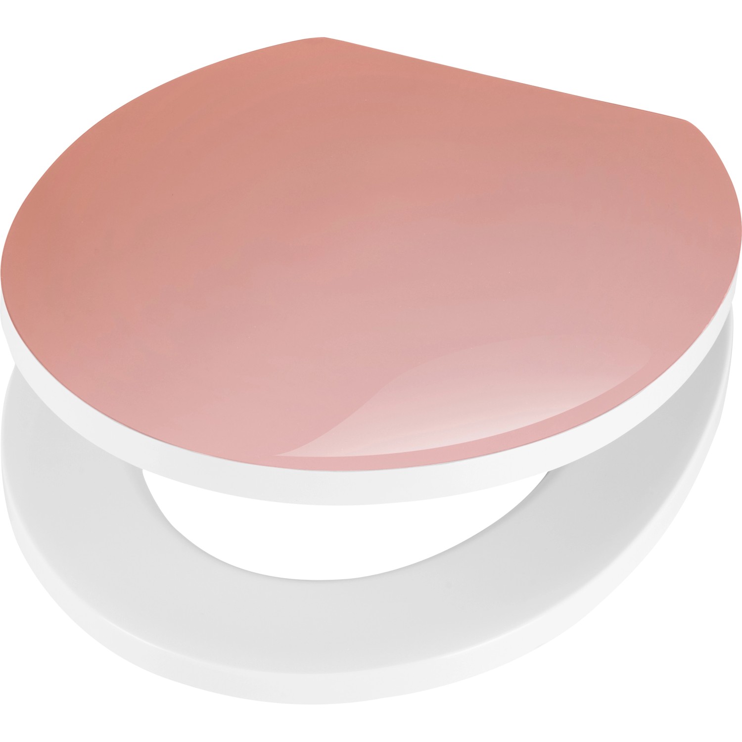 WC-Sitz Pescado mit Absenkautomatik Duroplast Pink-Roségold