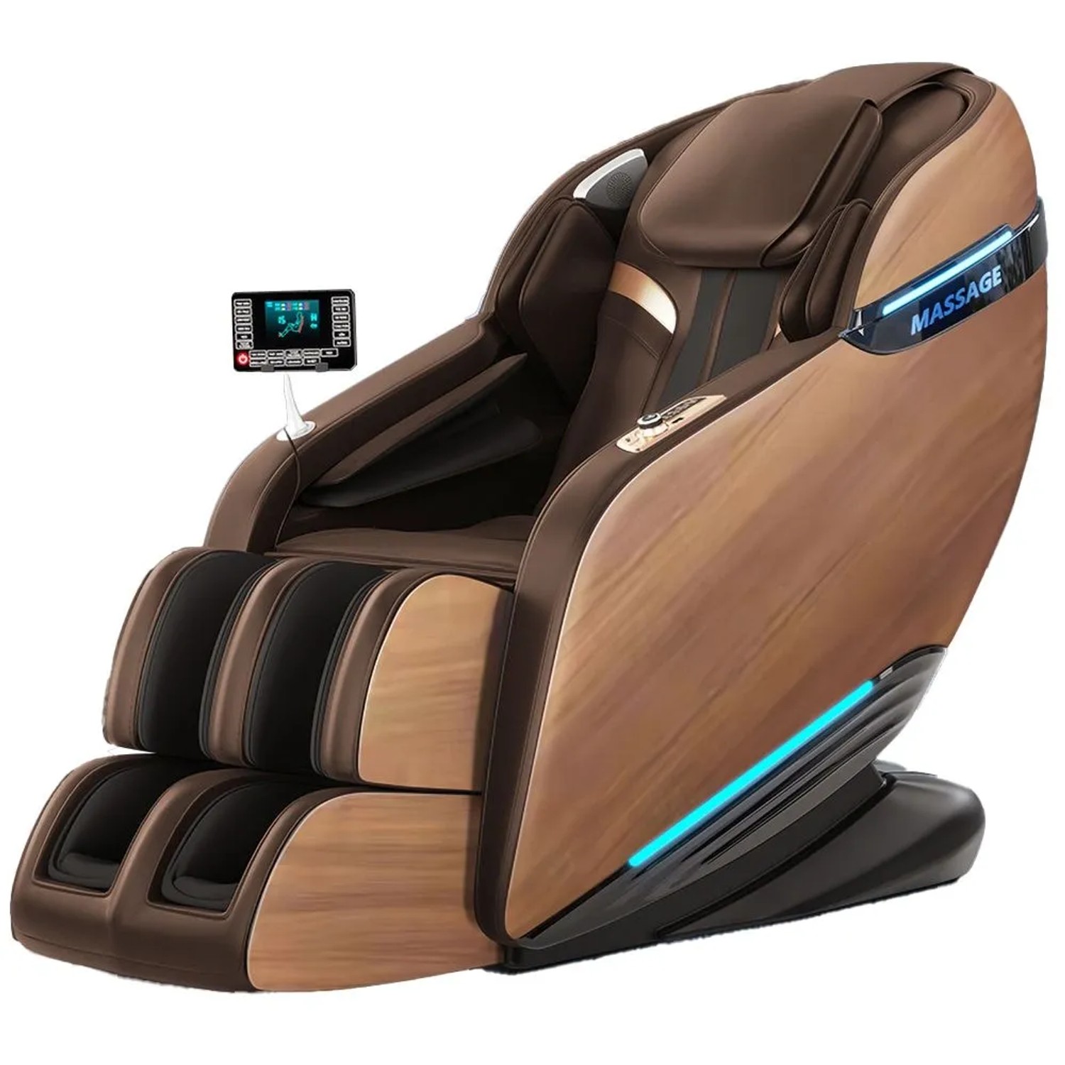 360Home 3D Massagesessel mit Wärmefunktion Zero-Gravity-Funktion Bluetooth und SL-Schiene A32