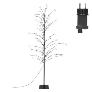 LED-Baum, 180 cm, mit 480 warmweißen LEDs, Lichterbaum für Weihnachten, mit Timer, IP44.