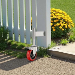 Wiltec Torrolle Bis 150Kg Bremse Schiebetorrolle Stahl Laufrolle Schiebetor