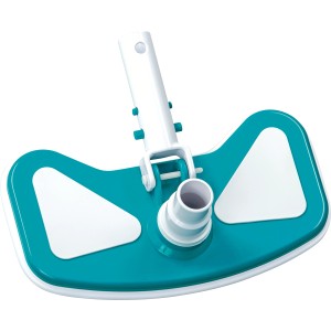Bestway Flowclear Saugbürstenaufsatz für Poolsauger, blau-weiß.