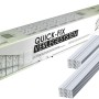 Quick-Fix Verlegesystem für Glassteine: Set mit Profilen und Kleber zur einfachen Montage.