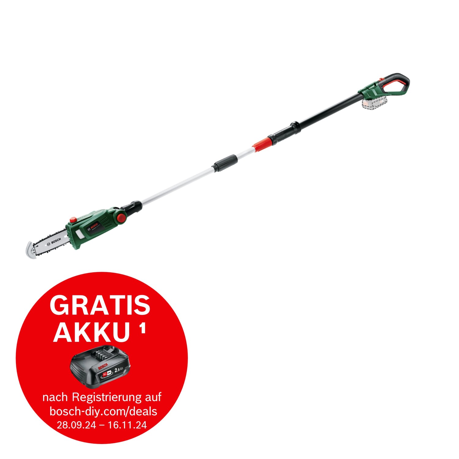 Bosch Akku Teleskop-Kettensäge UniversalChainPole 18 Solo günstig online kaufen