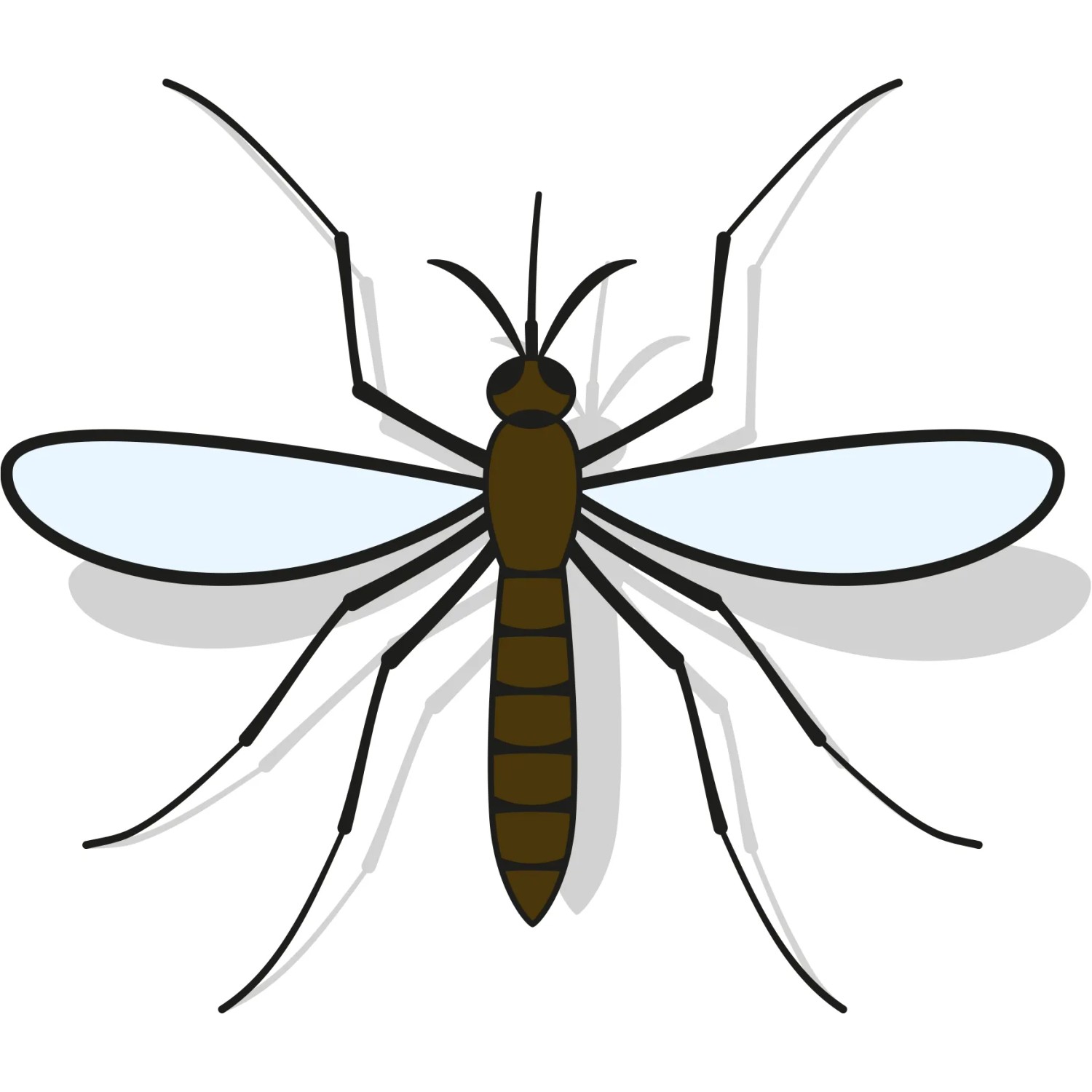 Illustration einer Stechmücke, passend zur Nexa Lotte Moskito-Kerze.