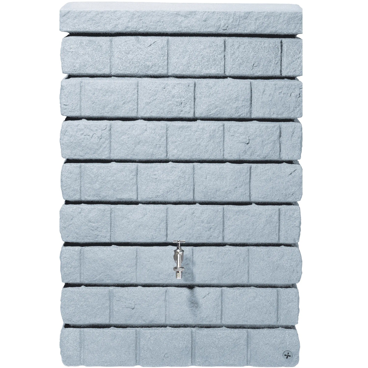 Garantia Wandtank Rocky Junior 300 l Light Granite in Steinoptik mit Wasserhahn.