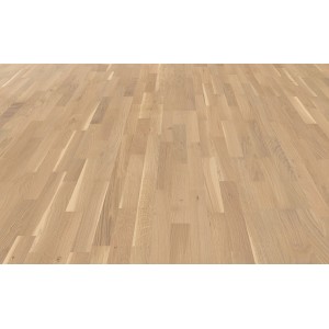 Heller Living by Haro Parkett Schiffsboden Eiche Weiß, strukturiert und naturgeölt.