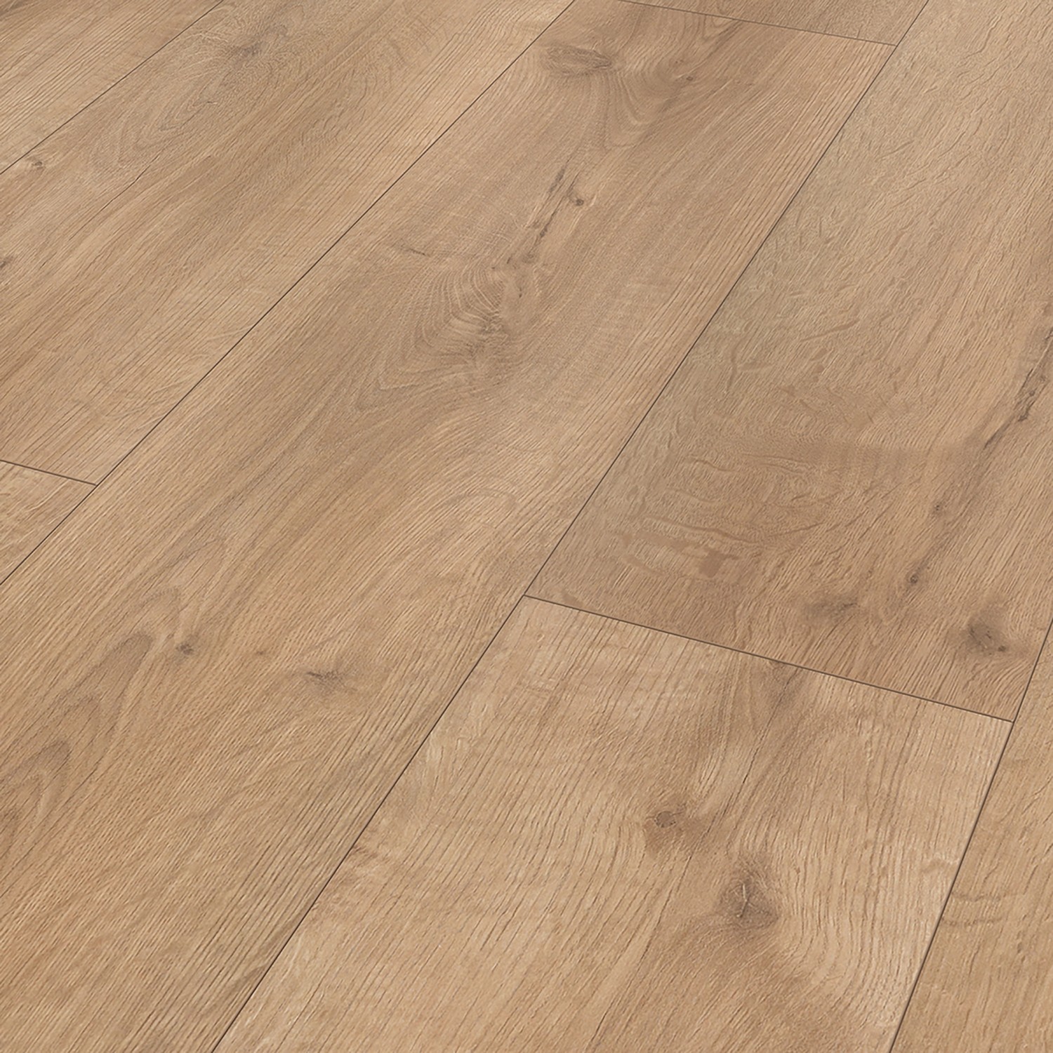 Classen XL Laminat, 8mm, wasserfest, Eiche graubraun. Holzoptik für Bodenbeläge.