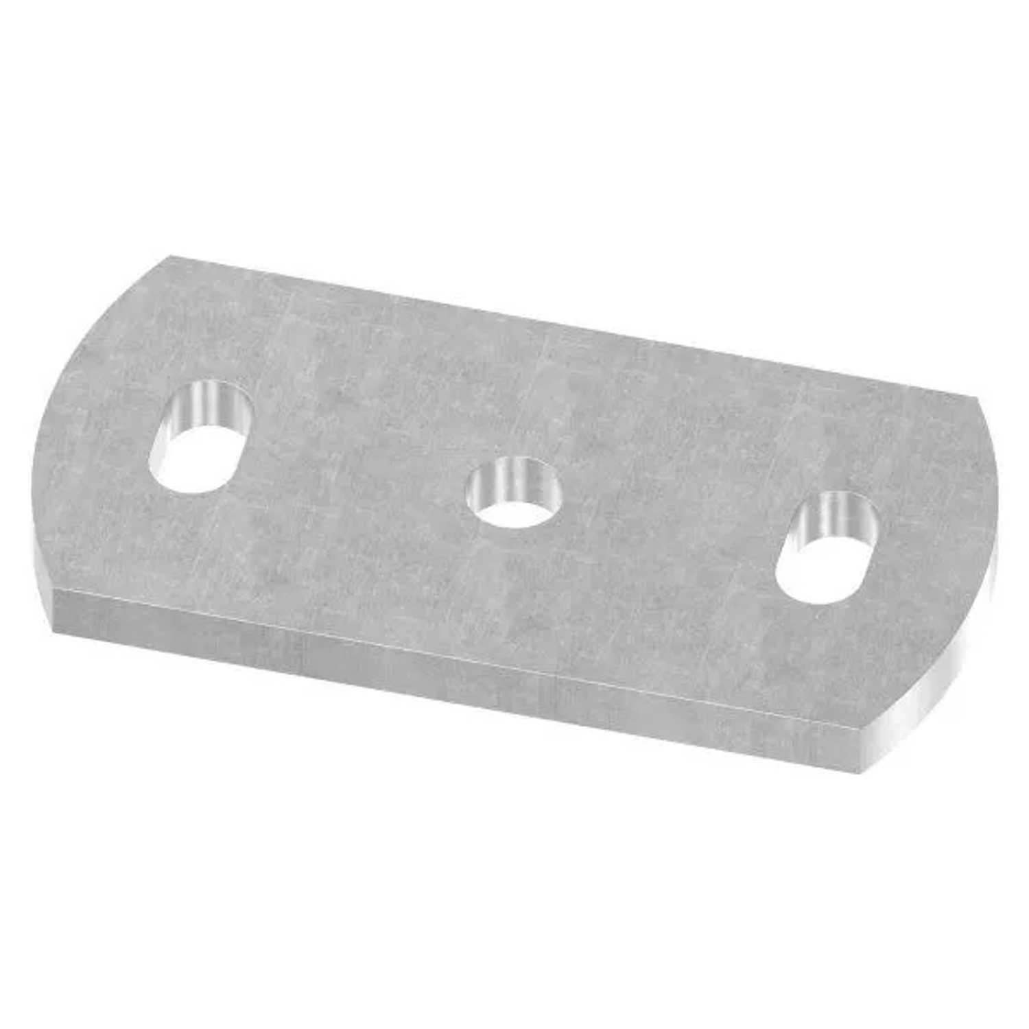 FeNau Ankerplatte 120x60x8 mm 3 Bohrungen Stahl Roh