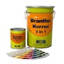 Brantho Korrux 3in1 Rostschutzfarbe, rotbraun, 5L Dose mit Farbfächer.