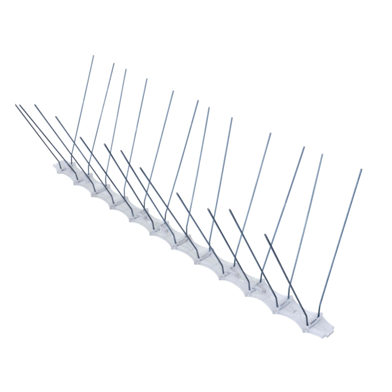 Thumbnail - Daprona Taubenabwehr 10x 33,5cm 24 Spikes Zweireihig Stahl Grau