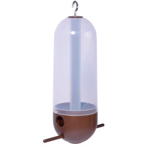 Brauner Dobar Futterspender Cornbar zum Aufhängen, Ø 9 cm x 25 cm.