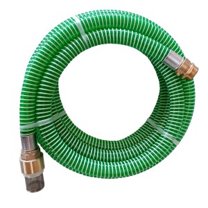 Al-Ko Saugschlauch, 7m, Ø 33,3mm, mit Saugkorb und Rückschlagventil für Gartenpumpen.