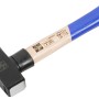 LUX Fäustel 1.250 g mit Eschenstiel und blauem Griffschutz. Hammer für Heimwerker.
