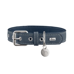 HUNTER Hundehalsband Malibu M Dunkelblau 55 cm