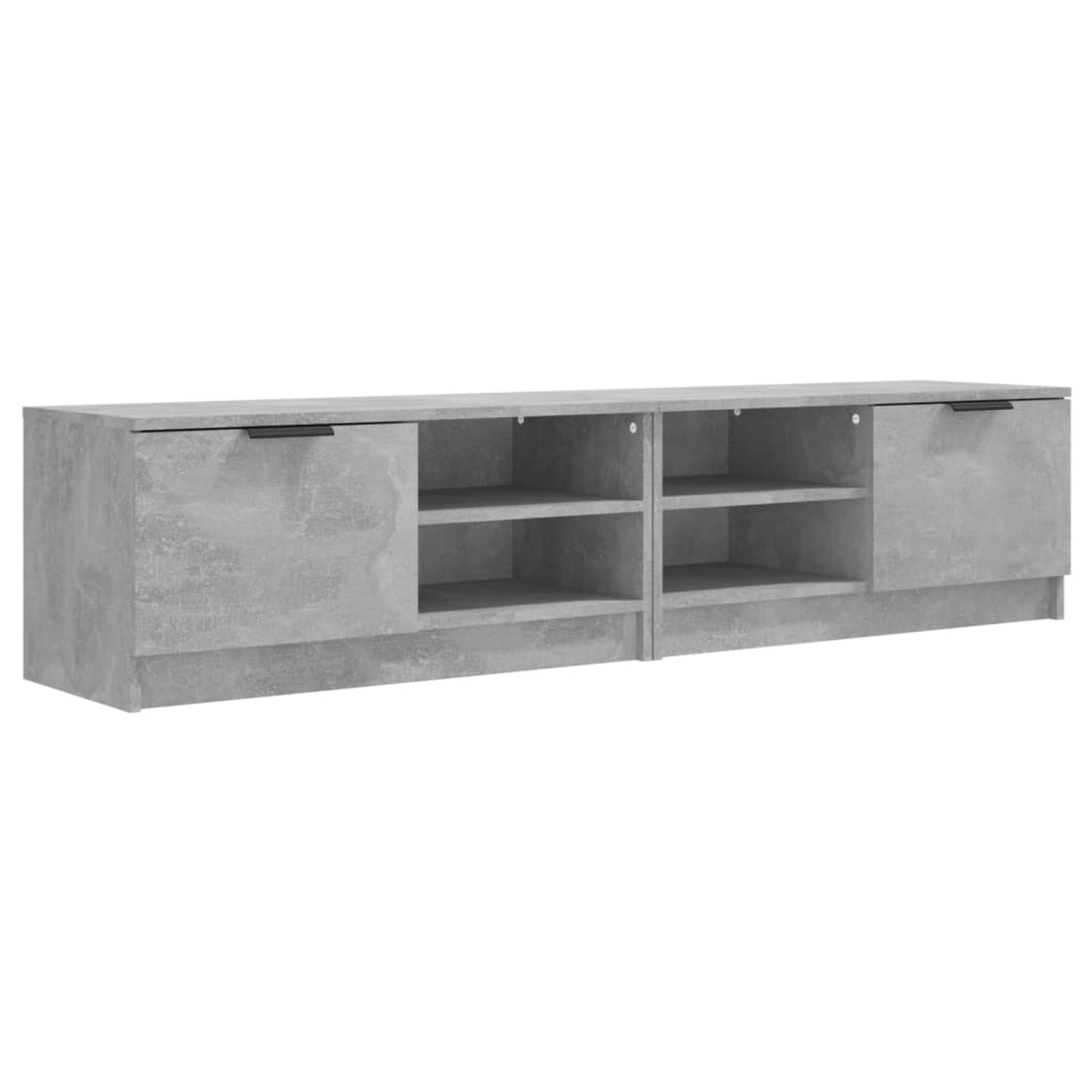 vidaXL TV-Schränke 2 Stk Betongrau 80x35x36,5 cm Holzwerkstoff 811475 günstig online kaufen