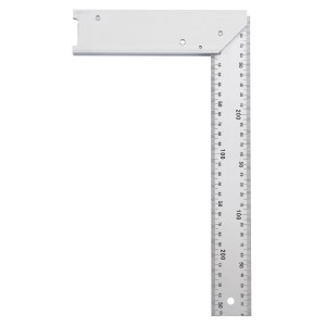 LUX Winkel mit Zunge 300 mm Comfort, ein Messwerkzeug mit Skala.