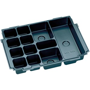 Universal Tiefziehteil für LUX-TOOLS Systainer® mit 12 Fächern zur Werkzeugkoffer-Sortierung.