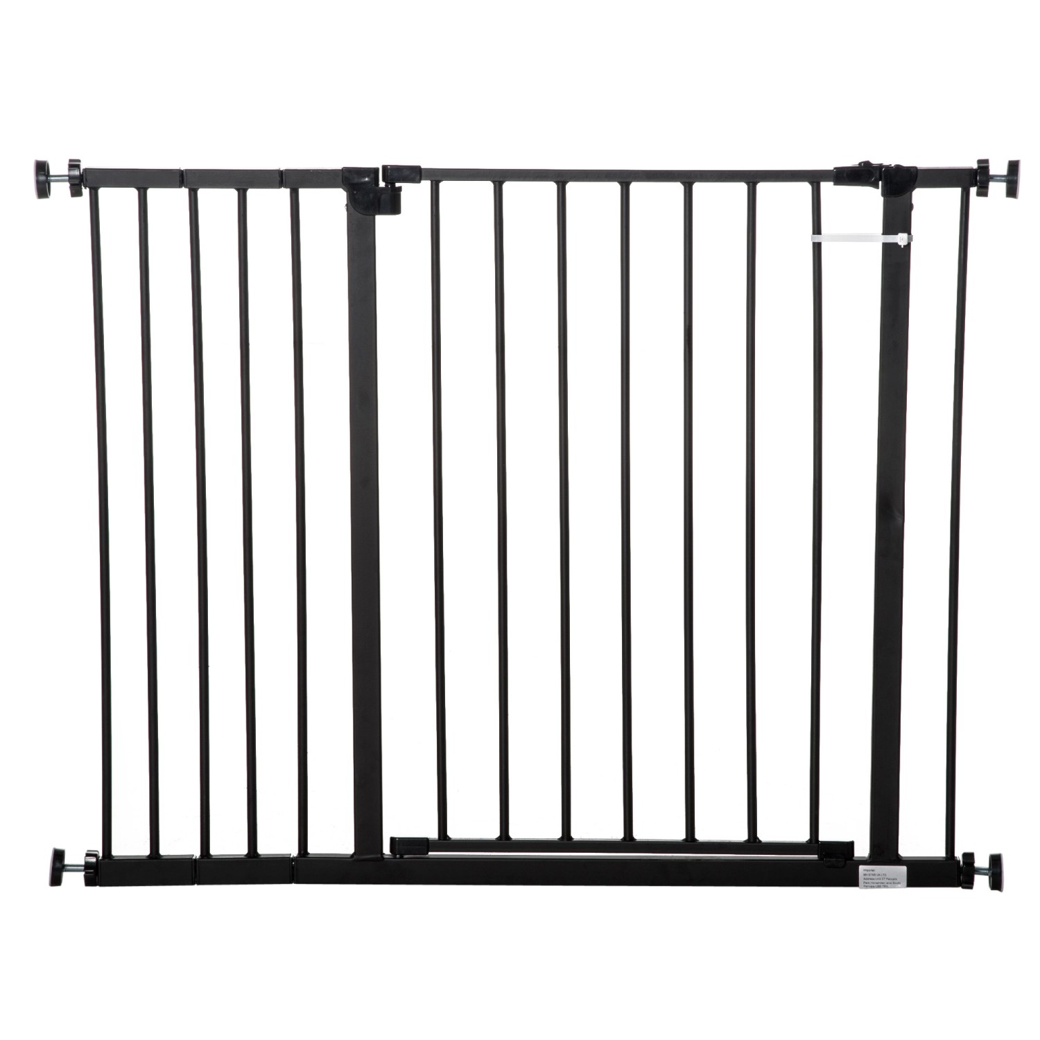 PawHut Türschutzgitter Klemmbefestigung 76-107 x 76 cm