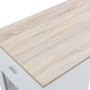 Vente-unique Barmöbel Niraya Naturfarben Hell  Weiß 150 cm_8