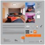 Ledvance Smart LED-Panel Planon Plus mit Backlight, 60x60 cm, dimmbar und mit Fernbedienung.