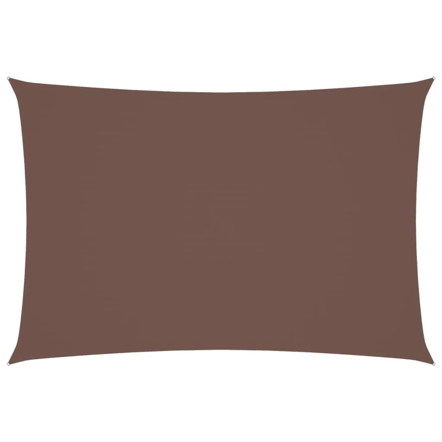 Furnicato Sonnensegel Oxford-gewebe Rechteckig 3x5 M Braun