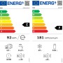 Energieeffizienzlabel für FKM Geräte: Backofen, Geschirrspüler, Kühlschrank mit A bis F.