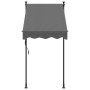 vidaXL Markise Einziehbar Anthrazit 100x150 cm Stoff und Stahl 368736_3