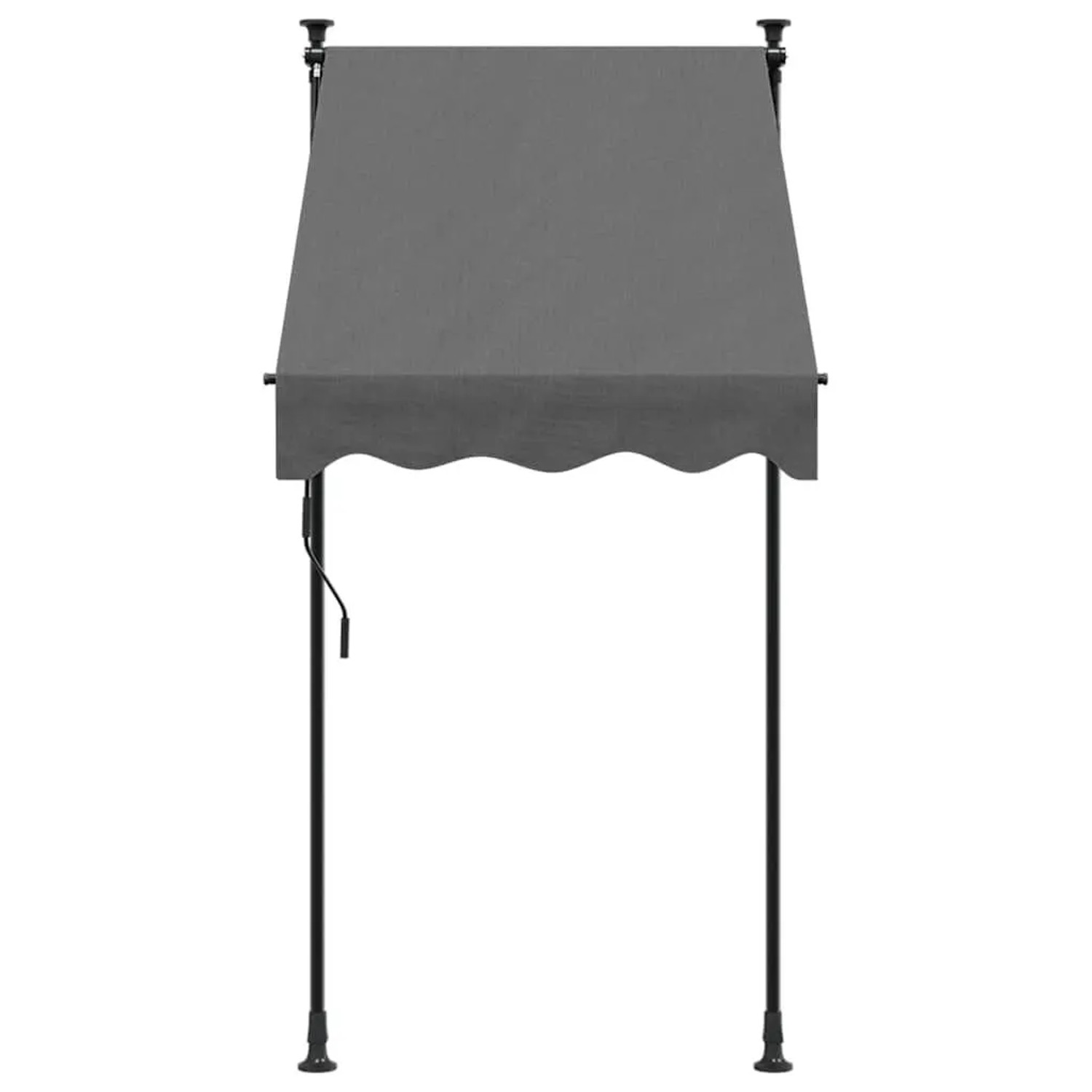 vidaXL Markise Einziehbar Anthrazit 100x150 cm Stoff und Stahl 368736_3