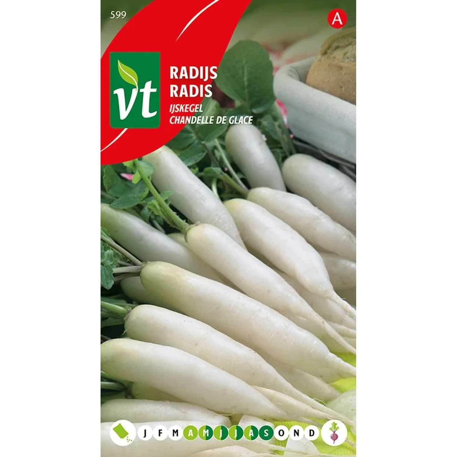 Radieschen Eiszapfen SamenCa. 8 grSchnelles Wachstum