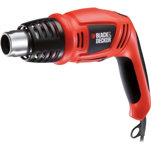 Black+Decker Heißluftgerät KX1693, 1800 W, mit drehbarem Handgriff für Modernisierungsarbeiten.