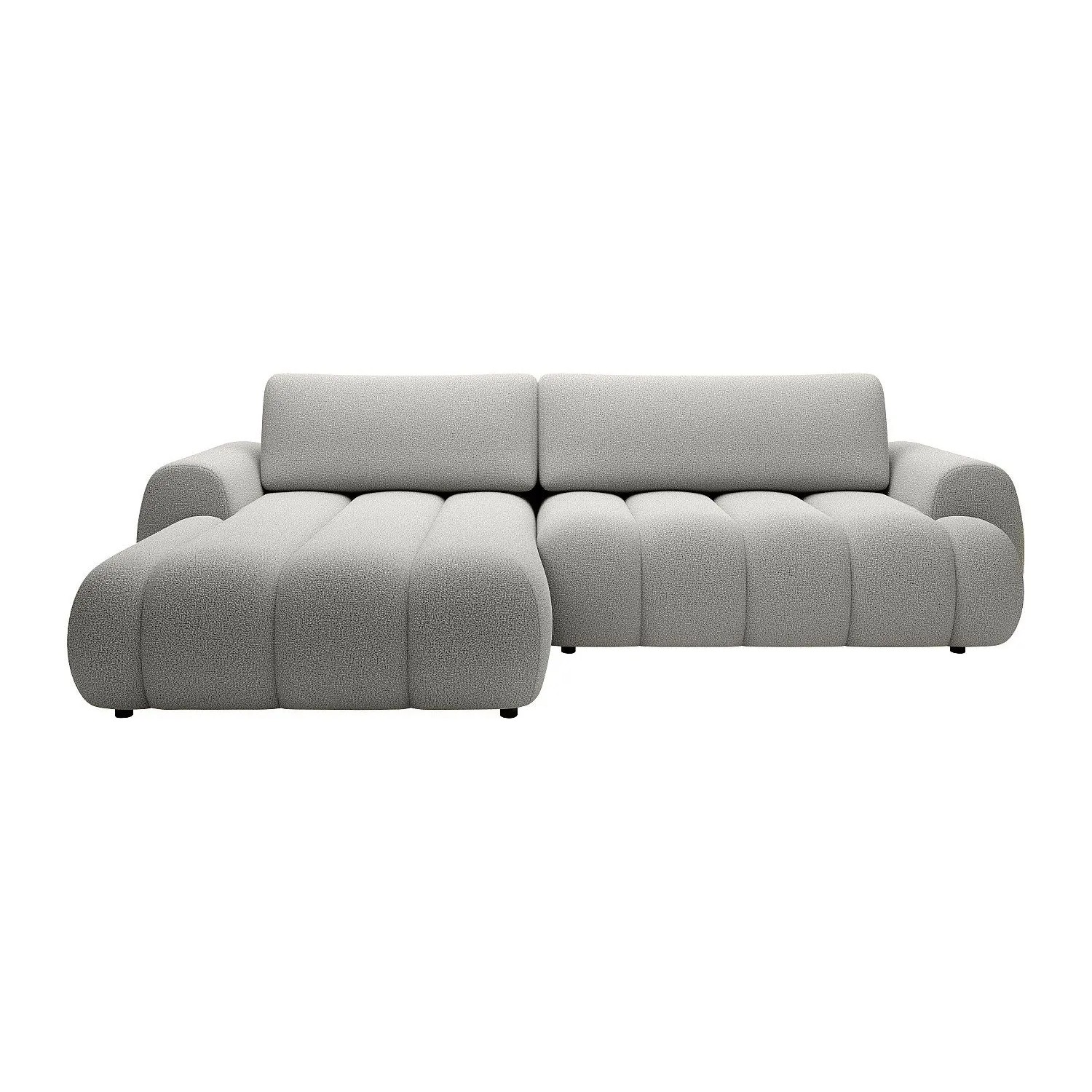 Vente-unique Schlafsofa Fridora Hellgrau 272 cm