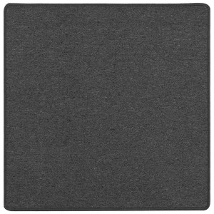 vidaXL Teppichläufer Dunkelgrau 100 x 100 cm 100% Polypropylen 42011372