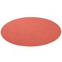 Runder, terrakottafarbener Feinschlingen Velour Teppich (200cm) von Snapstyle.