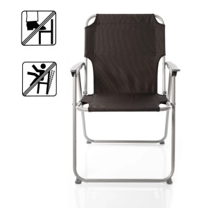 BigDean 2 Stück Klappstuhl Faltstuhl Campingstuhl Angelstuhl Schwarz Robust Klappbar Bis 120kg Belastbar Klassischer Klappstuhl Gartenstuhl