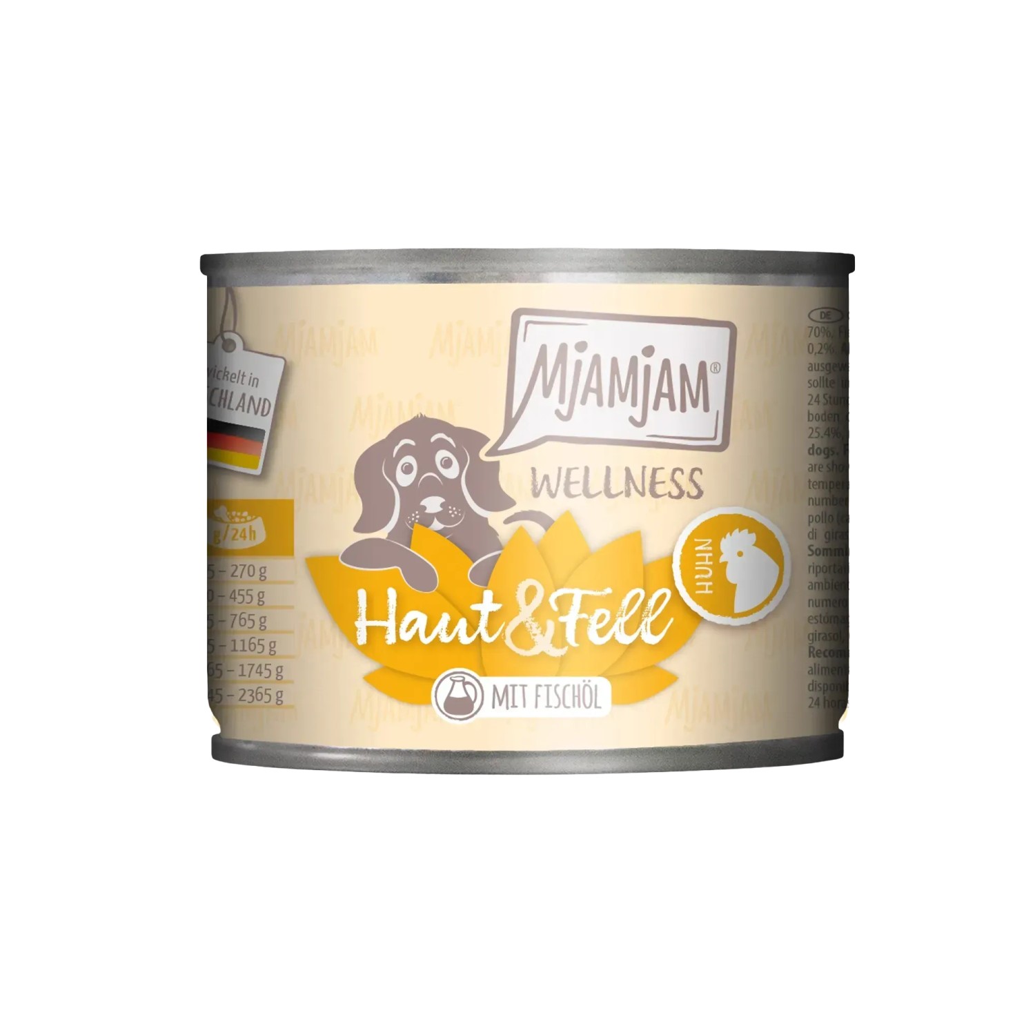 Mjamjam Hunde-Nassfutter Wellness Huhn 200 g