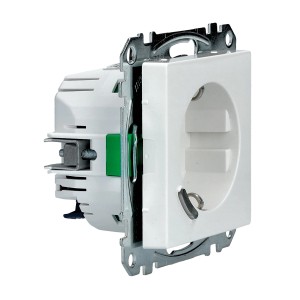 Merten System M Connected Schuko-Steckdose MEG2380-0319 16A Weiß für Smart Home.