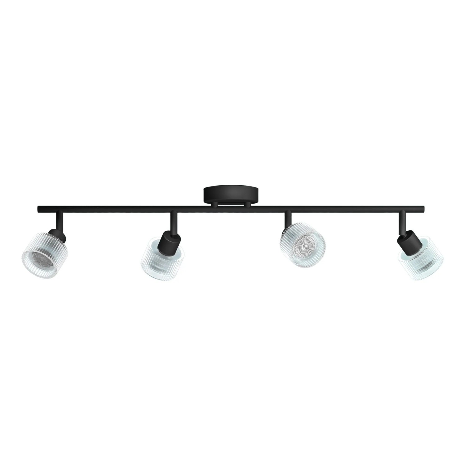 Philips LED-Spot Horen 4-Flammig Wand- & Deckenmontage Schwarz